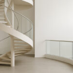 Enhance Your Home with Spiral Staircase and Curved Balconies